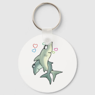 Shark Kärlek Nyckelring