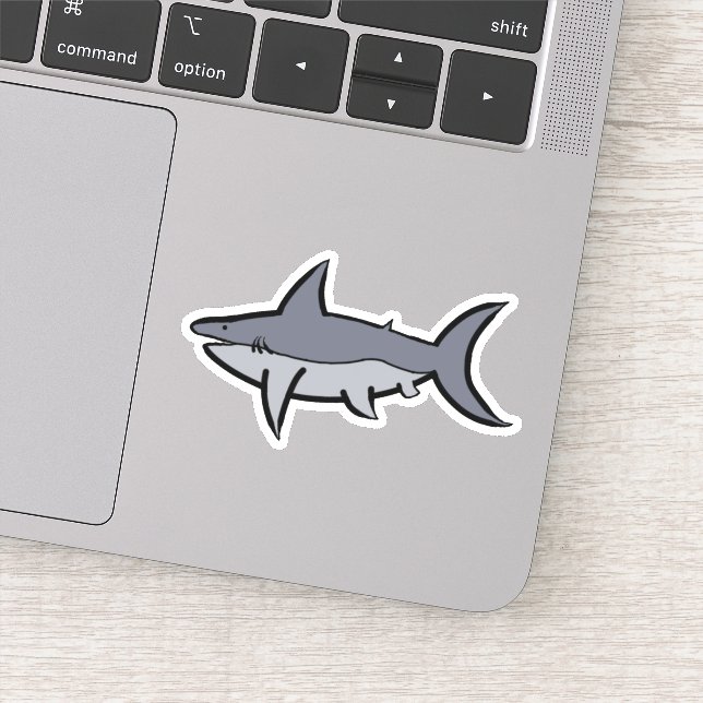 Shark Klistermärken (Detalj)
