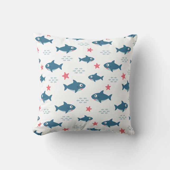 Shark Kudde (Framsida)