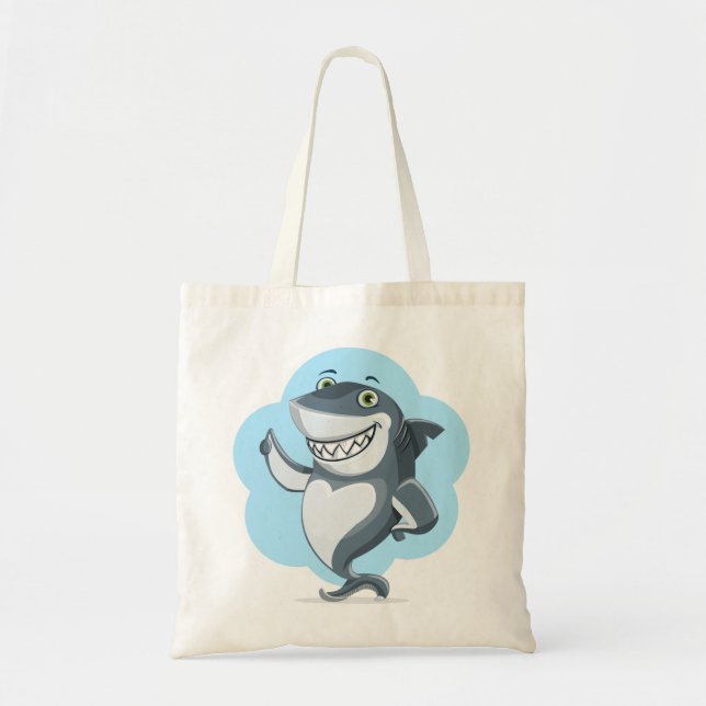 Shark Laughing Tygkasse (Framsidan)