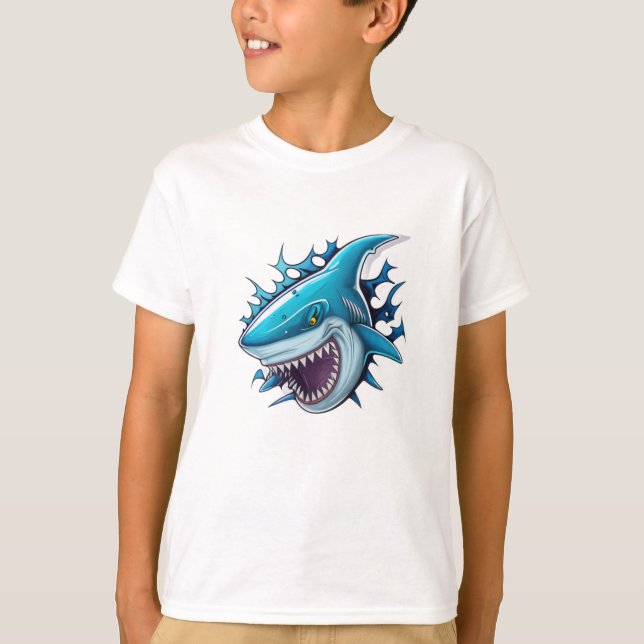 Shark logo T-Shirt (Framsida)