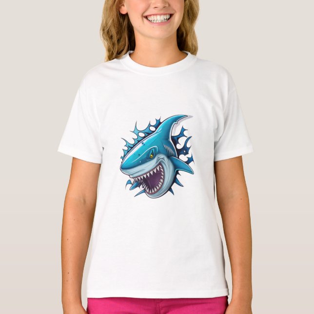 Shark logo T-Shirt (Framsida)