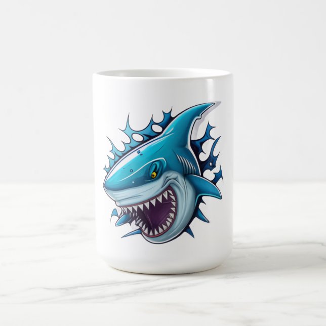 Shark logo T-Shirt Kaffemugg (Center)