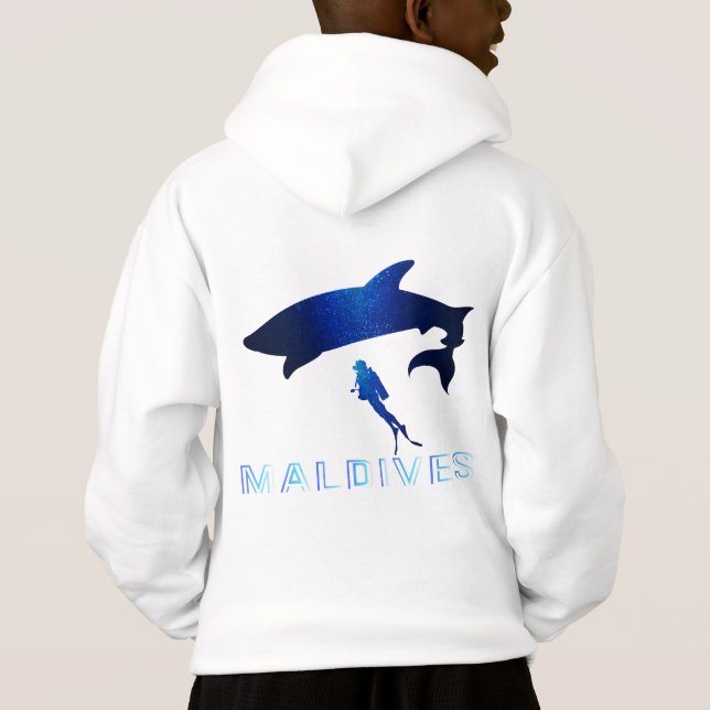 SHARK MALDIVES T SHIRT (Baksida)
