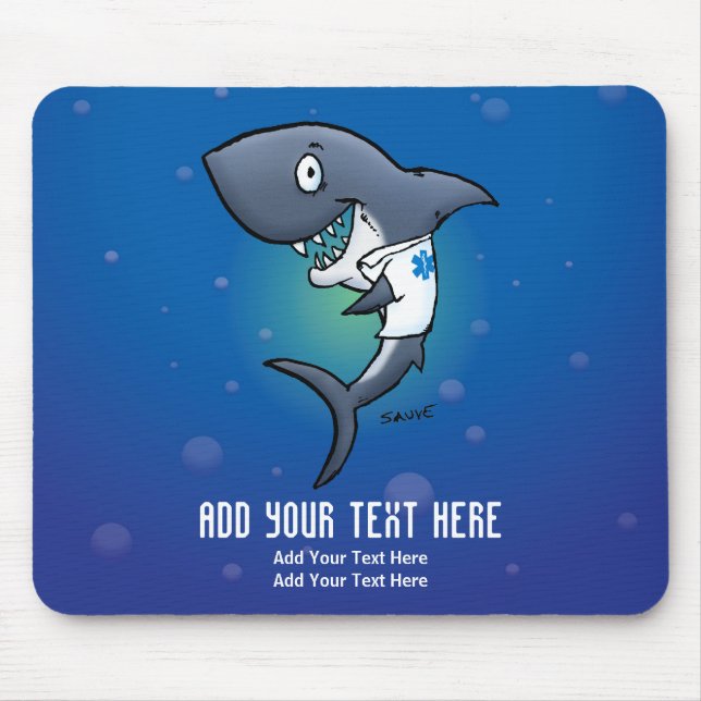 Shark Medical Healthcare Mousepad Musmatta (Framsidan)