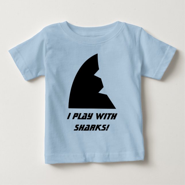 Shark Meeple Baby shirt Tröja (Framsida)