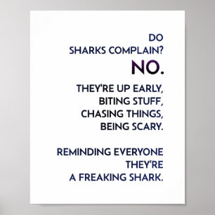 ’Shark Mindset’-offert Poster