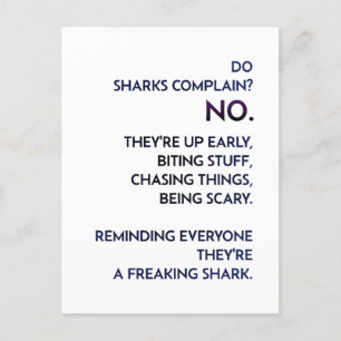 ’Shark Mindset’-offert Vykort