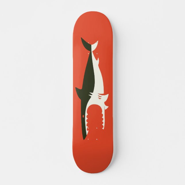 Shark Mini Skateboard Bräda 18,5 Cm (Framsida)
