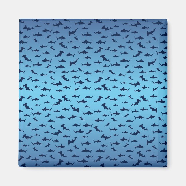 Shark Mönster Magnet (Framsidan)