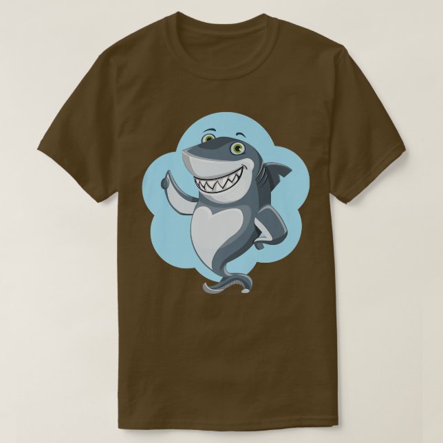 Shark Motif Boys Shark T Shirt (Design framsida)