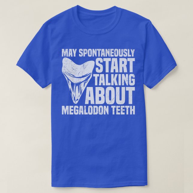 Shark Motiveth-samlingsoffert för en Megalodon til T Shirt (Design framsida)