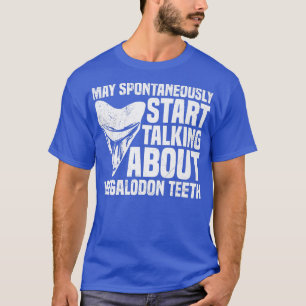 Shark Motiveth-samlingsoffert för en Megalodon til T Shirt