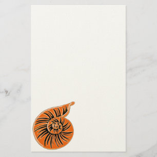 Shark Öga Snäcka Stationery Brevpapper