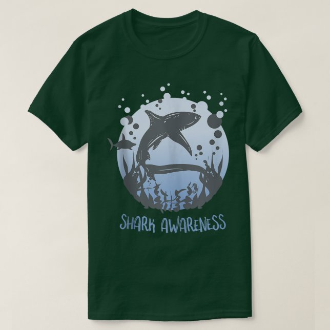 Shark Ord Environmentalists Shark Awareness Ta T Shirt (Design framsida)