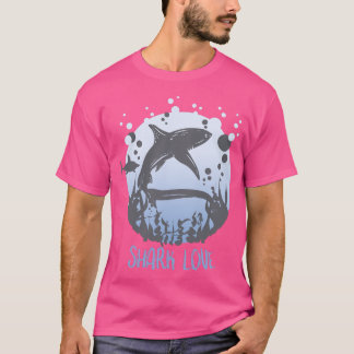 Shark Ord Environmentalists Shark Kärlek T Shirt
