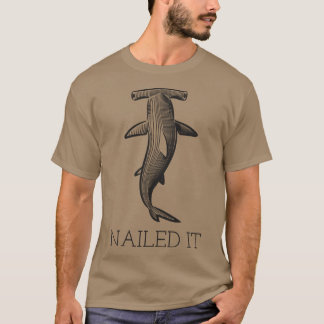 Shark Ord Funny Nail it Pullover T Shirt