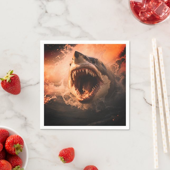 Shark Pappersservett (Insitu)