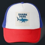 shark park hat keps<br><div class="desc">official shark park merch</div>