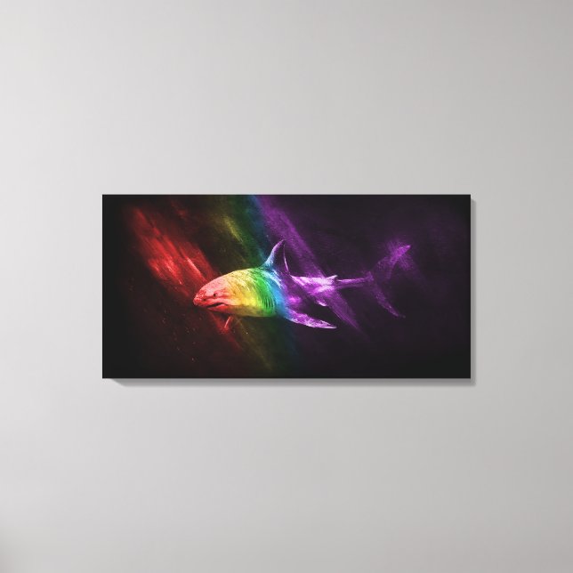 Shark Pride Canvastryck (Framsida)