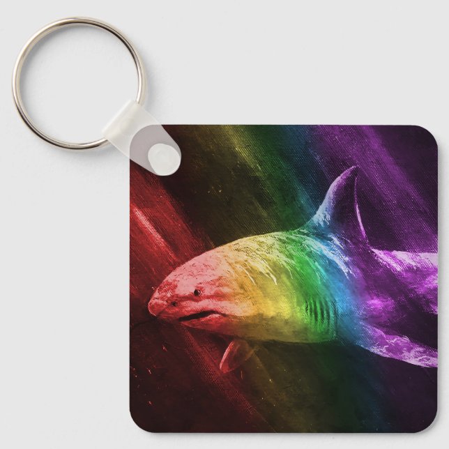 Shark Pride Nyckelring (Framsida)