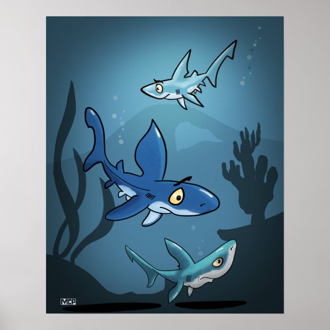 Shark Print 2019 Poster (Framsidan)