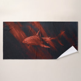 Shark Red 30 X 60 Bath Towel