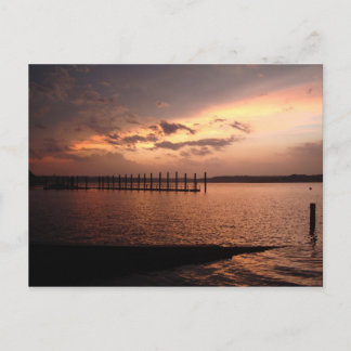 Shark River Belmar Sunset-vykort Vykort