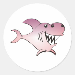 Shark Runt Klistermärke