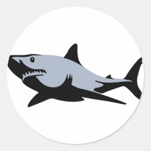 Shark Runt Klistermärke
