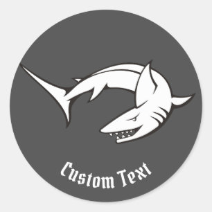 Shark Runt Klistermärke
