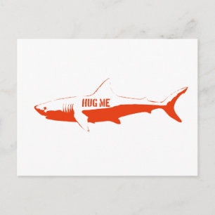 Shark, så krama mig! vykort