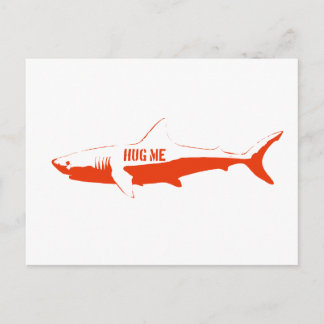 Shark, så krama mig! vykort