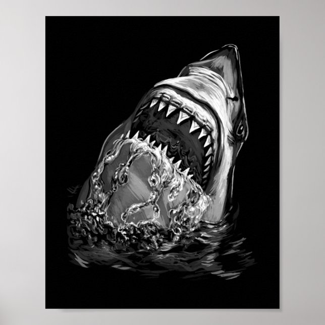 Shark Scary Shark Poster (Framsidan)