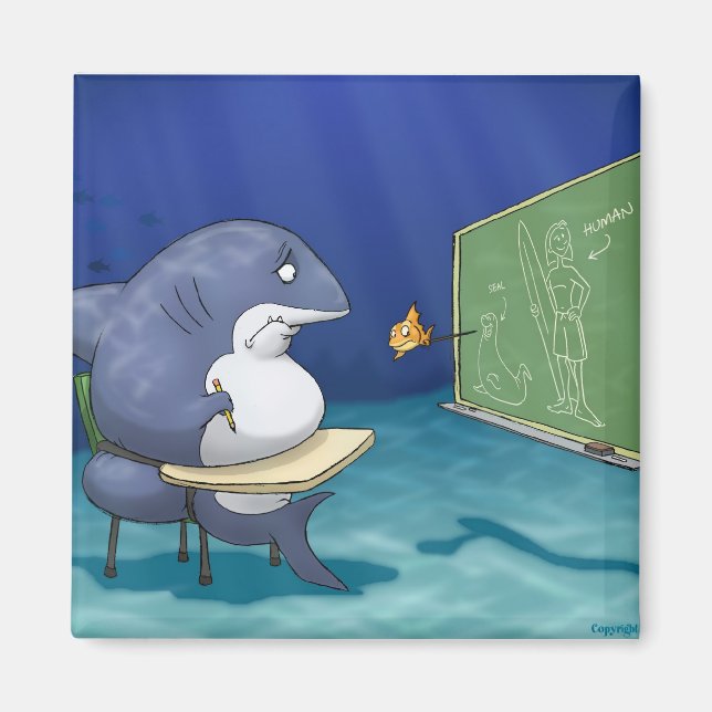 Shark School Magnet (Framsidan)