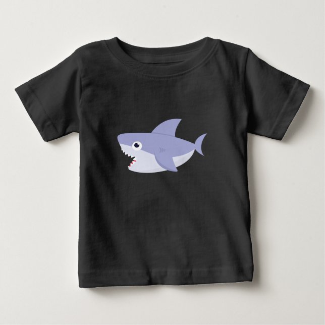 Shark, Shark Älskare Gift for Baby T Shirt (Framsida)