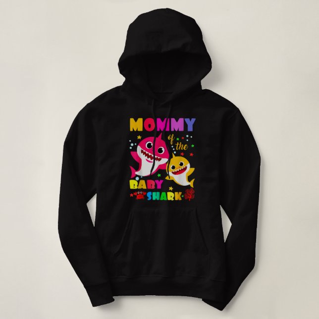 Shark Shark Family Mother's Day  T Shirt (Design framsida)