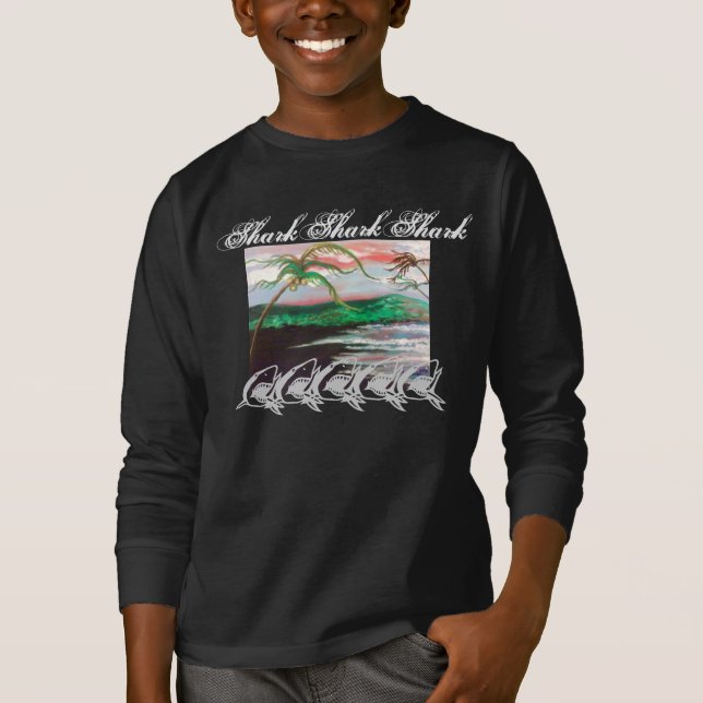 Shark Shark Shark Shark Tee (Framsida)