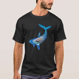 Shark Silhouette 01 Manar Vuxen Kvinnor: T Shirt