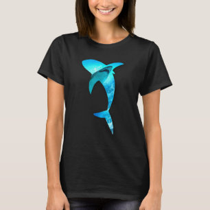 Shark Silhouette 1 Earth Day och Ocean Awareness T Shirt
