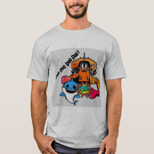 Shark Slå Robot Shirt 2 T