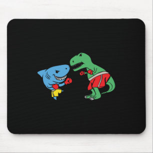 Shark Slående T-rex Dinosaur Funny Fighting Boxin Musmatta