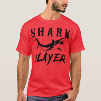 Shark Slayer Shark Fishing & Salt Water Anglers  T Shirt