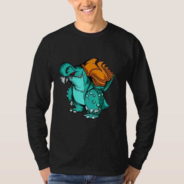 Shark snäcka Sten Croc - Monster Mashup Collection T Shirt (Framsida)