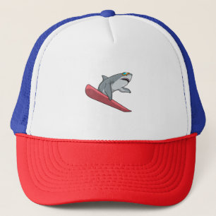 Shark Snowboarder Snowboard Keps