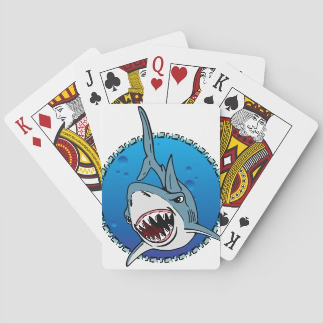 Shark Spel Kort (Baksidan)