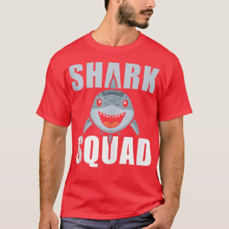 Shark Squad Shark Team Crew Familly roligt Shark T Shirt