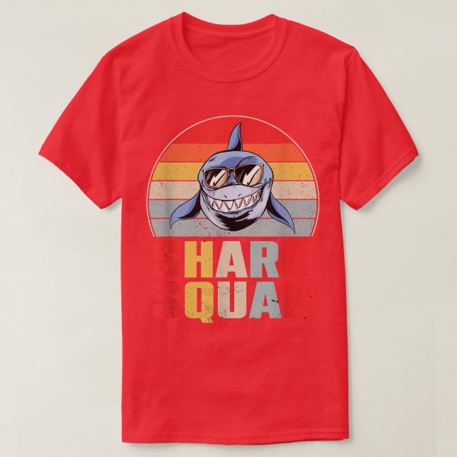 Shark Squad T Shirt (Design framsida)