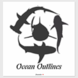 Shark Sticker Klistermärken