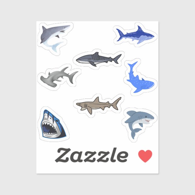 Shark Stickers Klistermärken (Ark)
